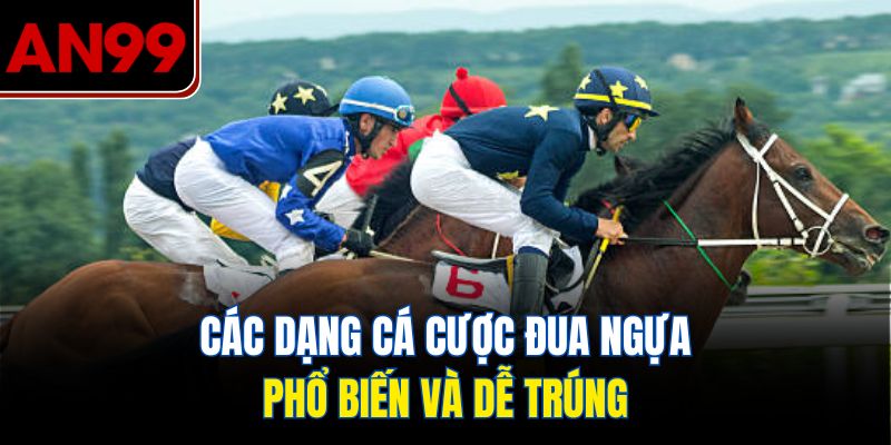 Các Dạng Cá Cược Đua Ngựa Phổ Biến Và Dễ Trúng